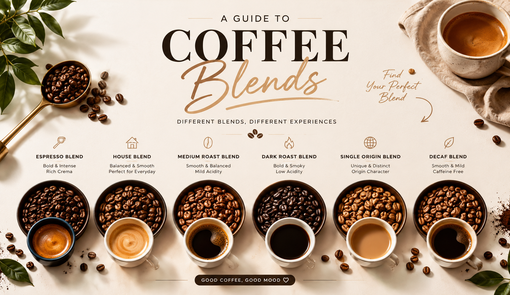 اسم‌هایی مثل Ocean Blend و Gravity در قهوه به چه معنا هستند؟