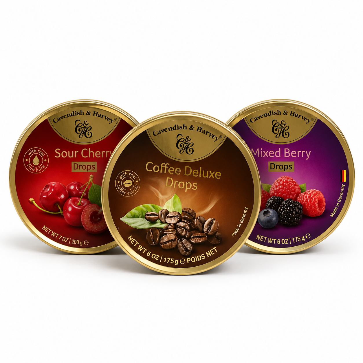 آبنبات قوطی فلزی Cavendish & Harvey